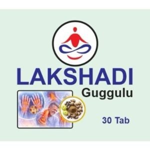 Lakshadi Guggulu | Ayurvedic Bone & Joint Health Formula | For Osteoarthritis, Spondylitis, Nerve & Joint Pain, Calcium Deficiency लाक्षादि गुग्गुलु | आयुर्वेदिक हड्डी एवं जोड़ स्वास्थ्य औषधि | ऑस्टियोआर्थराइटिस, स्पॉन्डिलाइटिस, नसों व जोड़ों के दर्द, कैल्शियम की कमी के लिए